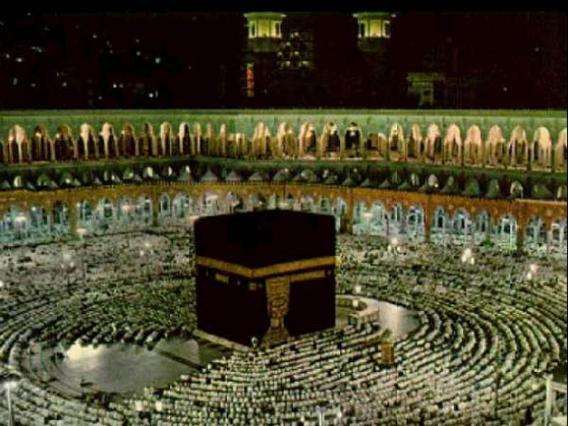 Wallpaper Islamic Love - Khana Kaba And Madina - HD Wallpaper 