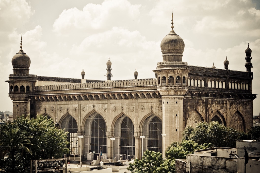 Beautiful Masjid In India - HD Wallpaper 