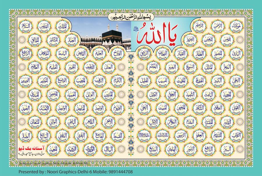 99 Names Of Allah Wallpaper 900x605, - 99 Names Of Allah Hd - HD Wallpaper 