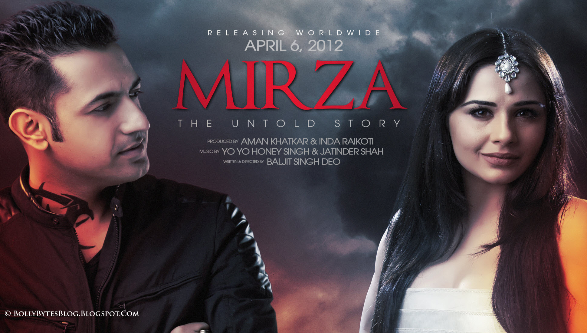 Untold Story Gippy Grewal Mandy Takhar Widescreen Hq - 2012 Mirza The Untold Story Punjabi Movie - HD Wallpaper 