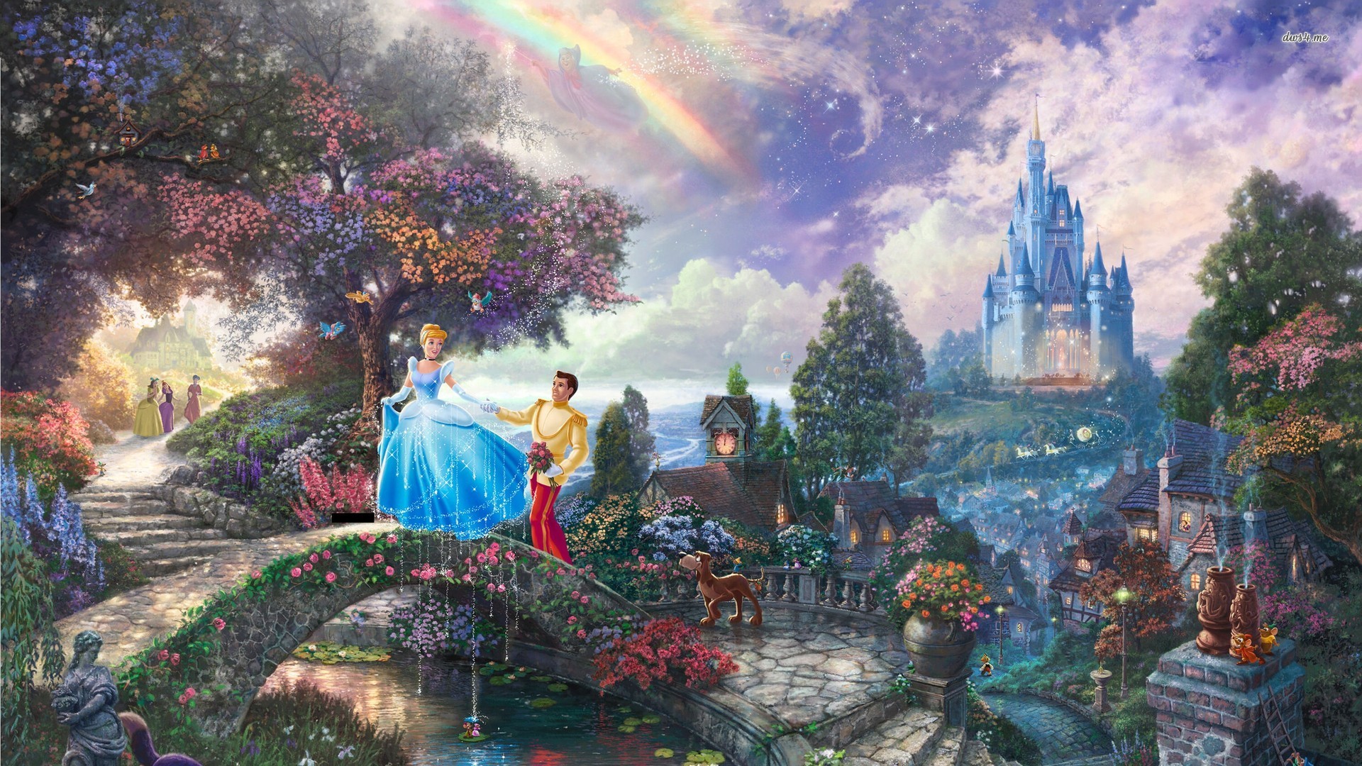 Cinderella Prince Charming Castle - HD Wallpaper 