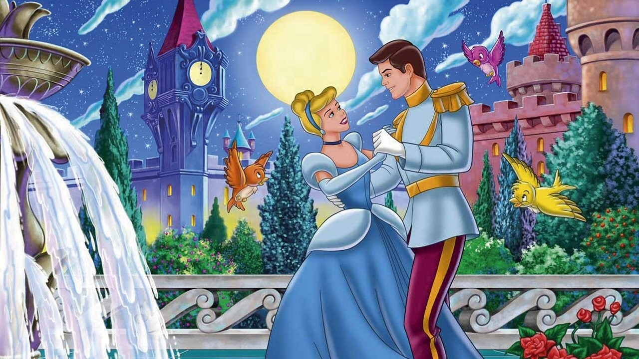 Img1 - Princess Cinderella And Prince - HD Wallpaper 