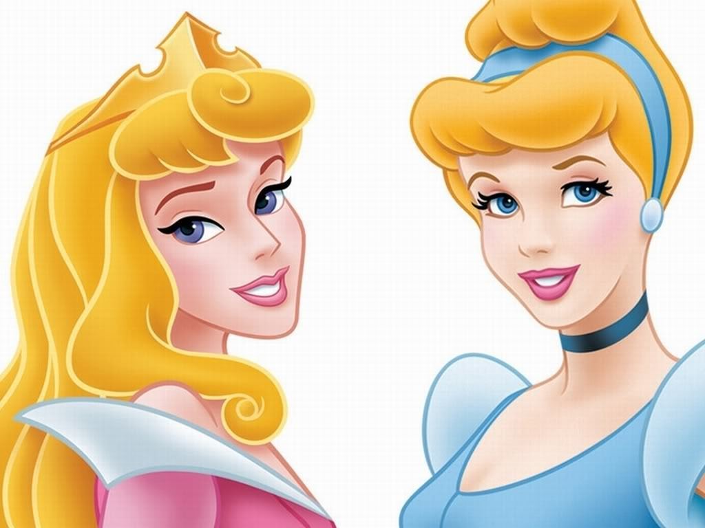 Disney Princess Cinderella And Aurora - HD Wallpaper 