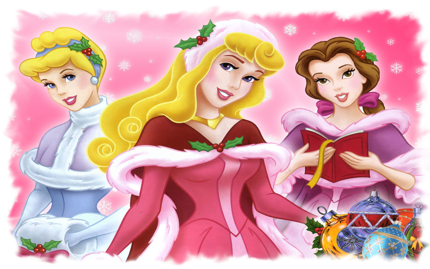 Free Disney Princesses High Quality Background Id - Aurora Cinderella And Belle - HD Wallpaper 
