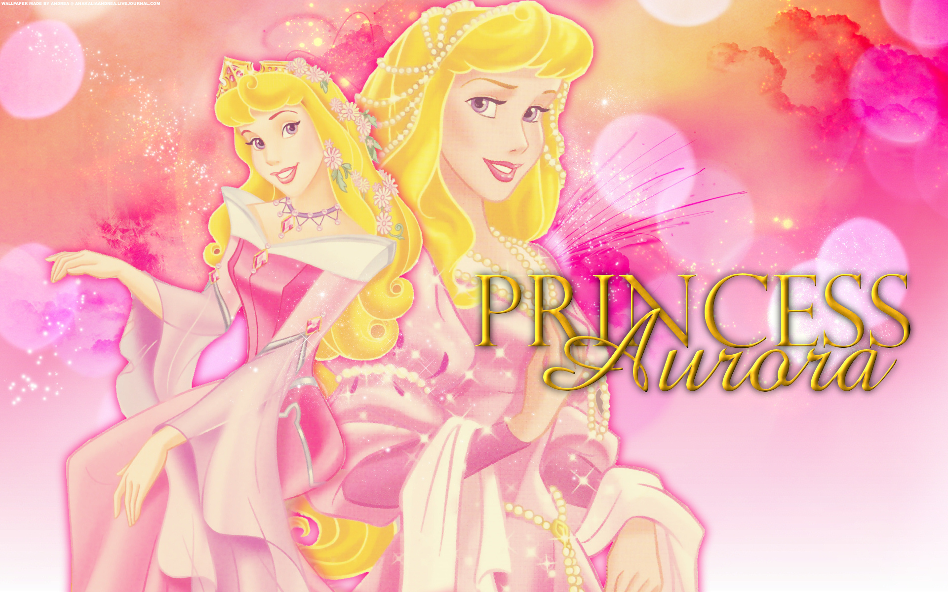 Pink Princess Disney Name - HD Wallpaper 