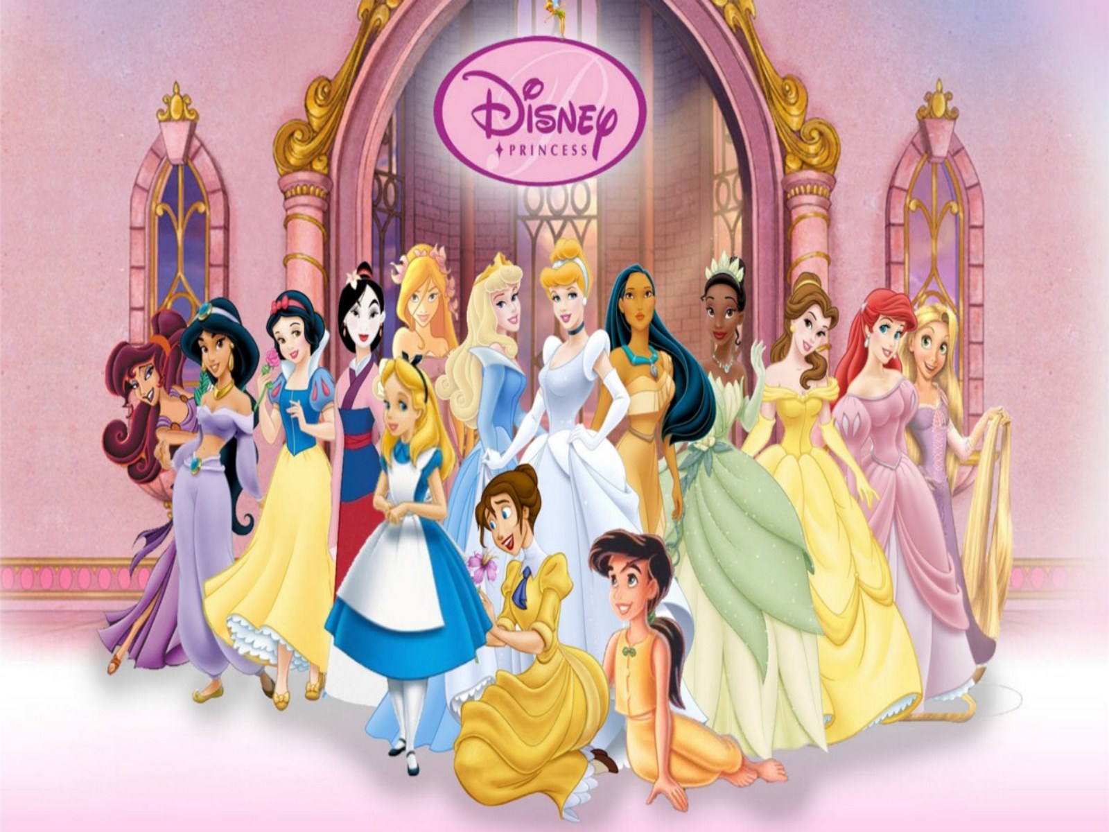 Wallpaper Princesas Disney - Names Of All Princess - 1600x1200 Wallpaper -  