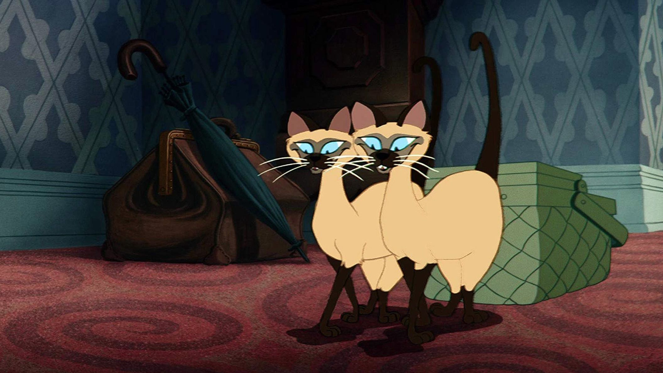 Lady And The Tramp Siamese Cat Song - Siamese Cats Lady And The Tramp - HD Wallpaper 