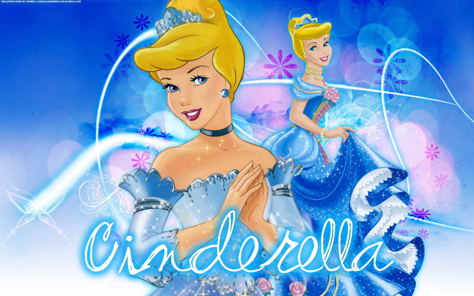 Disney Princess Cinderella - HD Wallpaper 