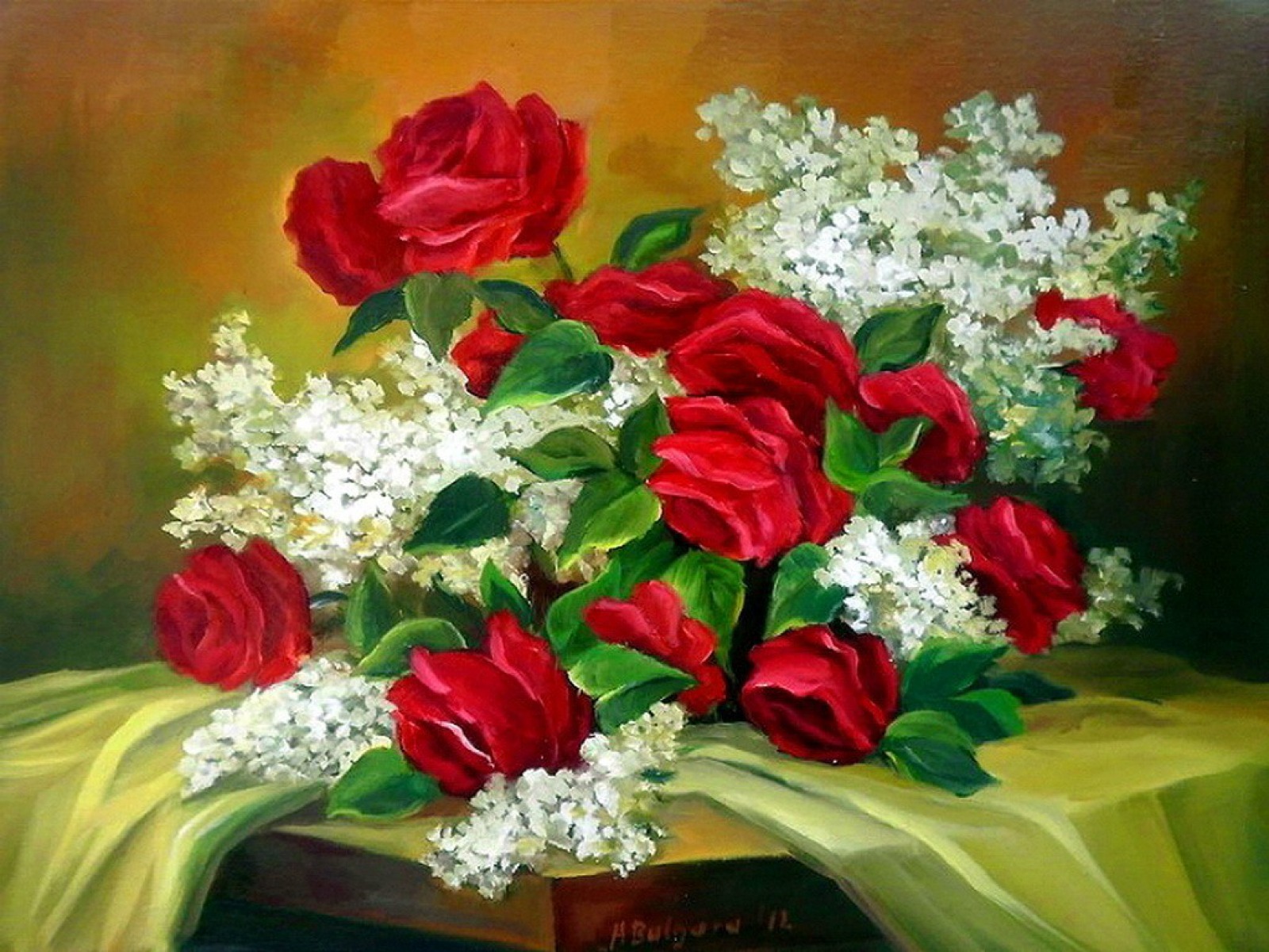 Tall Narrow Paintings Of Flowers Hd 1600x1200 Wallpaper teahub.io