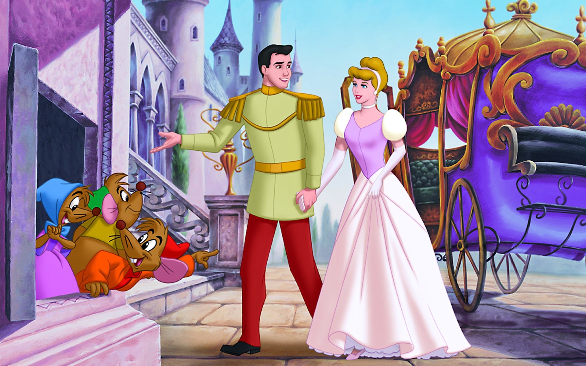 Cinderella And Prince Charming 2 - HD Wallpaper 