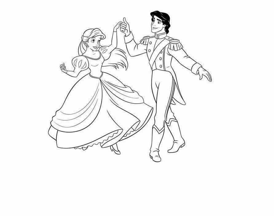 colour drawing free wallpaper  little mermaid wedding