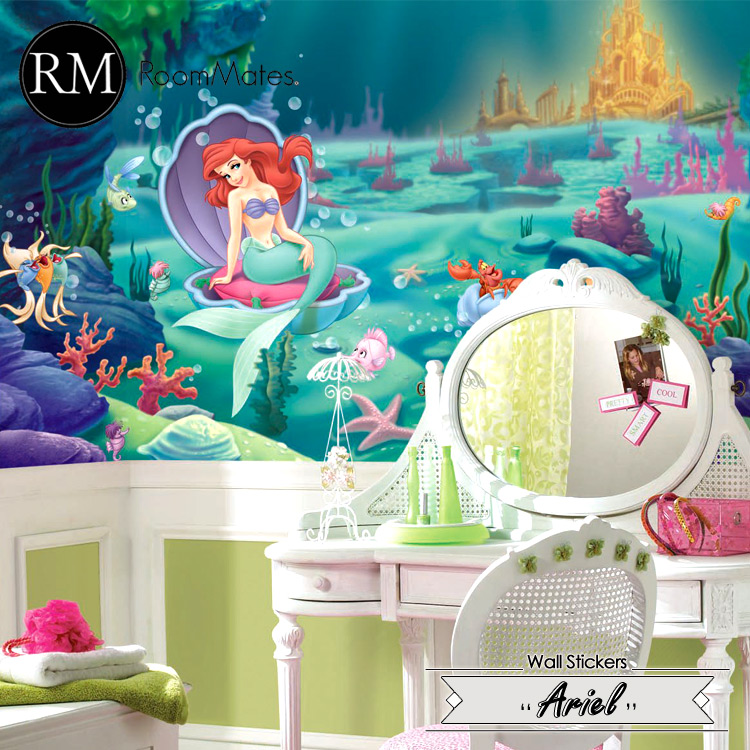 Under The Sea Little Mermaid Wall Mural - HD Wallpaper 