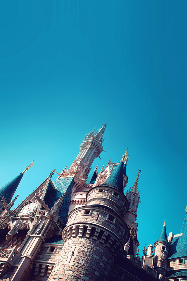 Com Apple Wallpaper Cinderella-castles Iphone4 - Apple Watch Wallpaper Disney - HD Wallpaper 