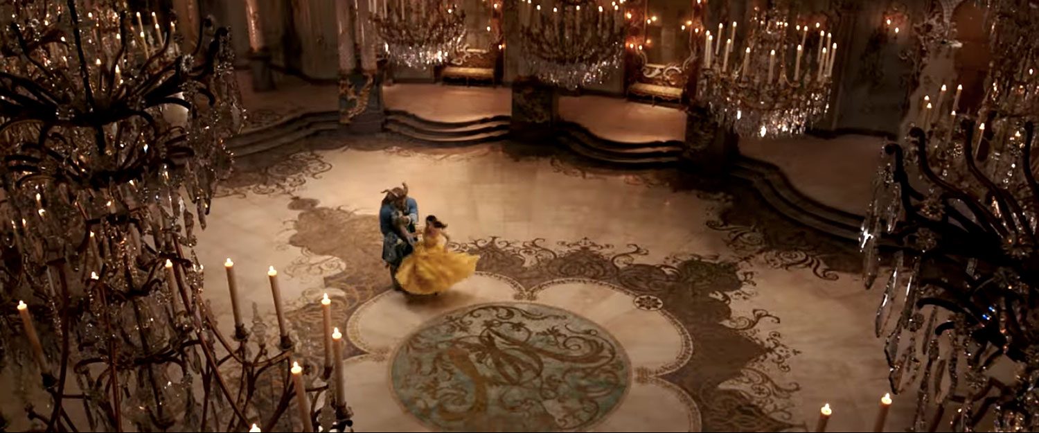Beauty And The Beast - Live Action Beauty And The Beast Dance Scene - HD Wallpaper 