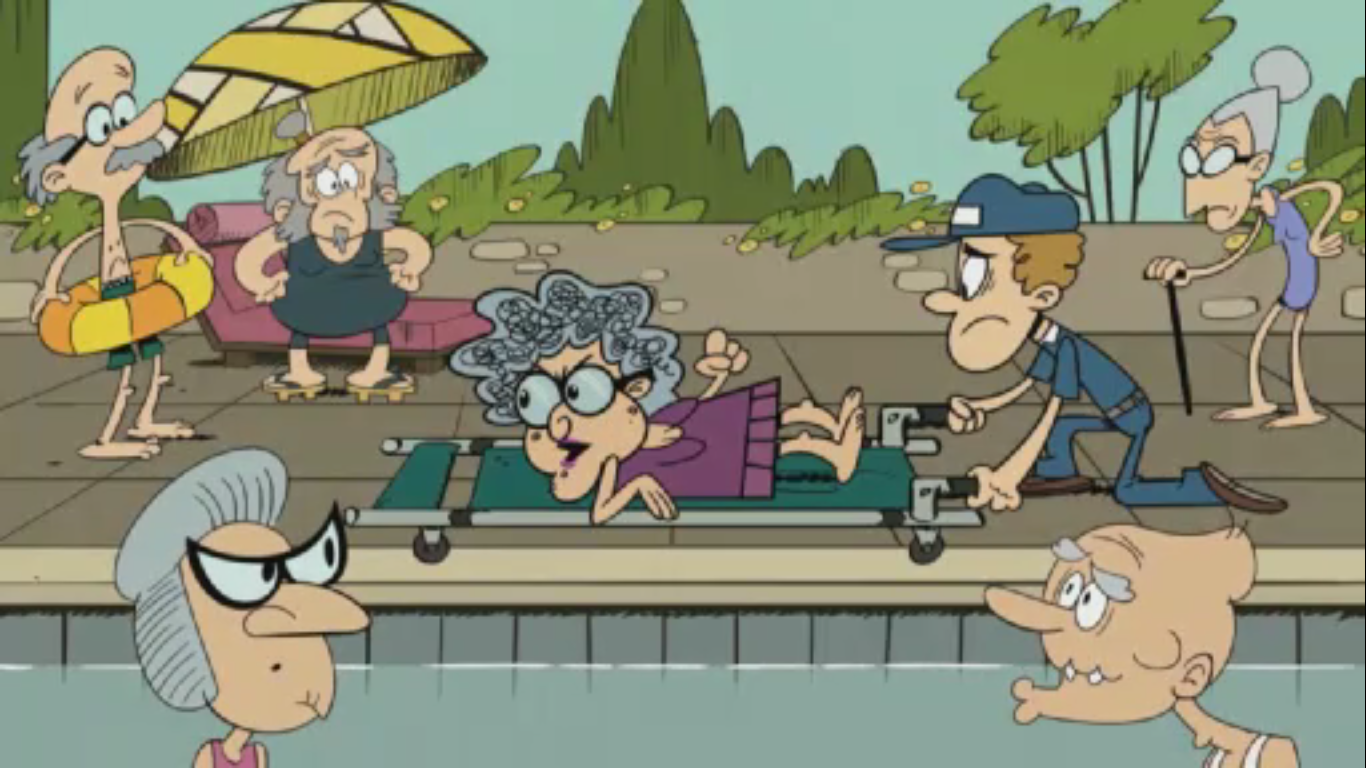 Fowl Grandpa Lou Pickles Cartoon Mammal Vertebrate - Loud House Easter Eggs - HD Wallpaper 