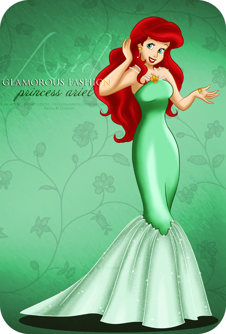 Disney Princess Fashion Ariel - HD Wallpaper 