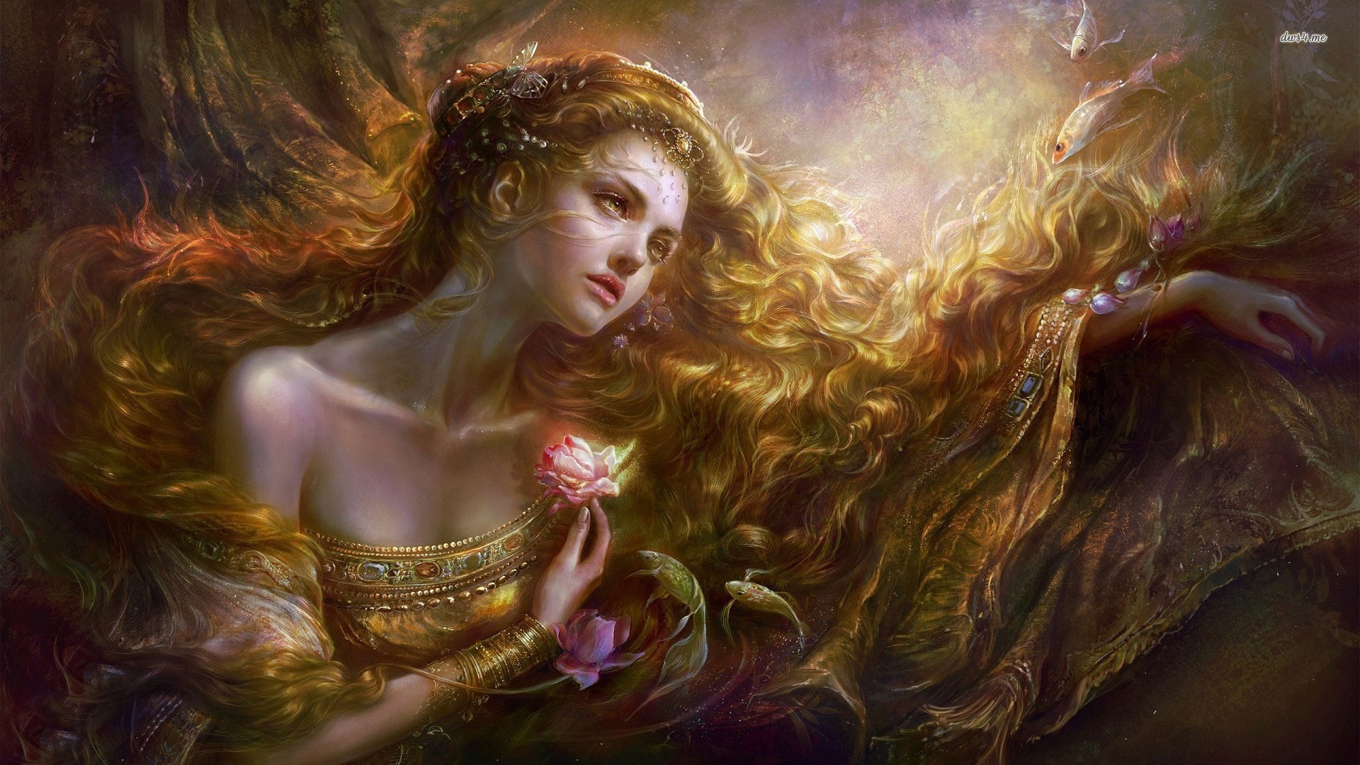 Rosy Fingered Dawn Goddess - HD Wallpaper 