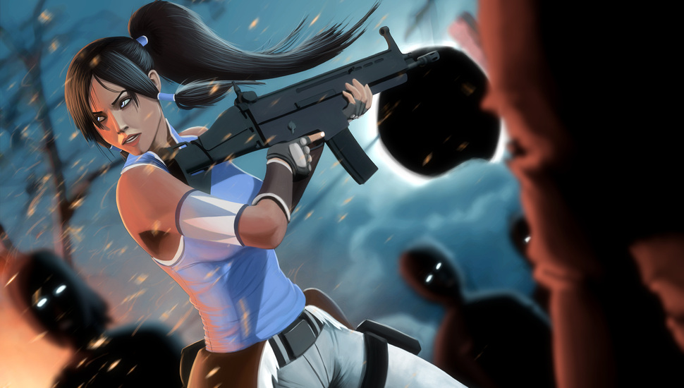 Weapons, Avatar, The Last Airbender, Girl, Zombie, - Avatar Last Airbender Desktop - HD Wallpaper 