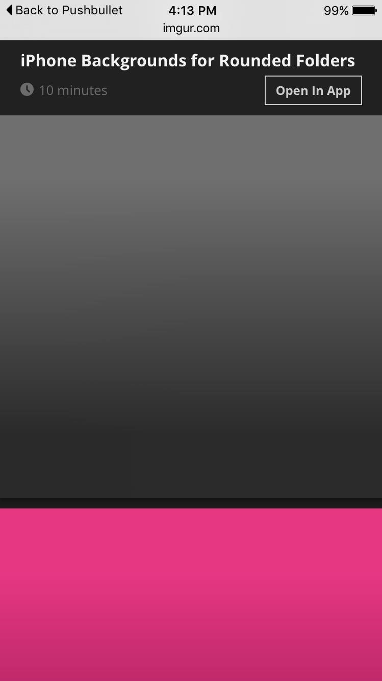 How To Get Circular Folders On Your Iphone S Home Screen - Round Folders - HD Wallpaper 