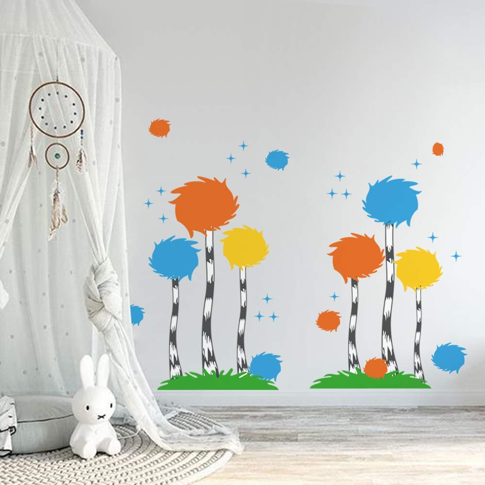 Dr Seuss Trees - HD Wallpaper 