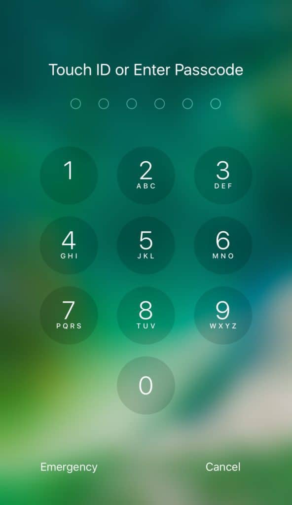 Ios 12 Passcode Screen - HD Wallpaper 