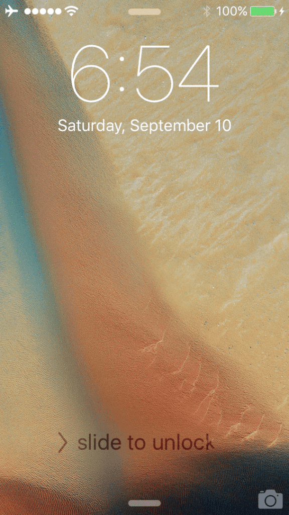 Gif Slide To Unlock Iphone - HD Wallpaper 