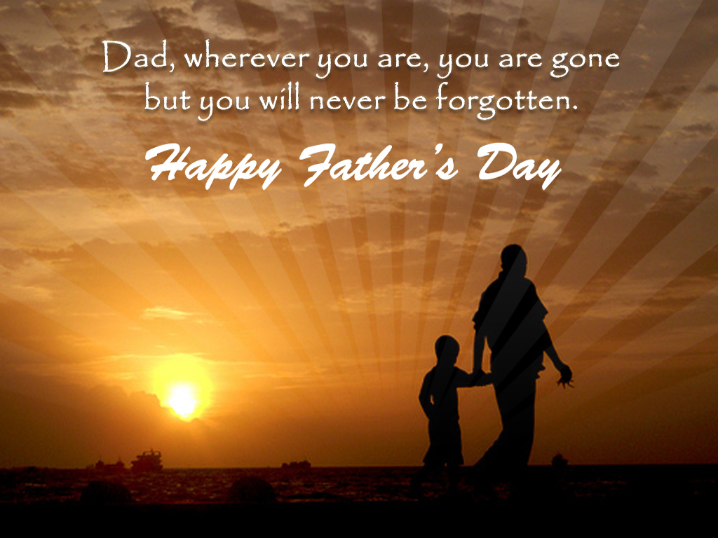 Fathers Day Wallpapers And Heart Touching Quotes - Happy Fathers Day Spiritual Quotes - HD Wallpaper 