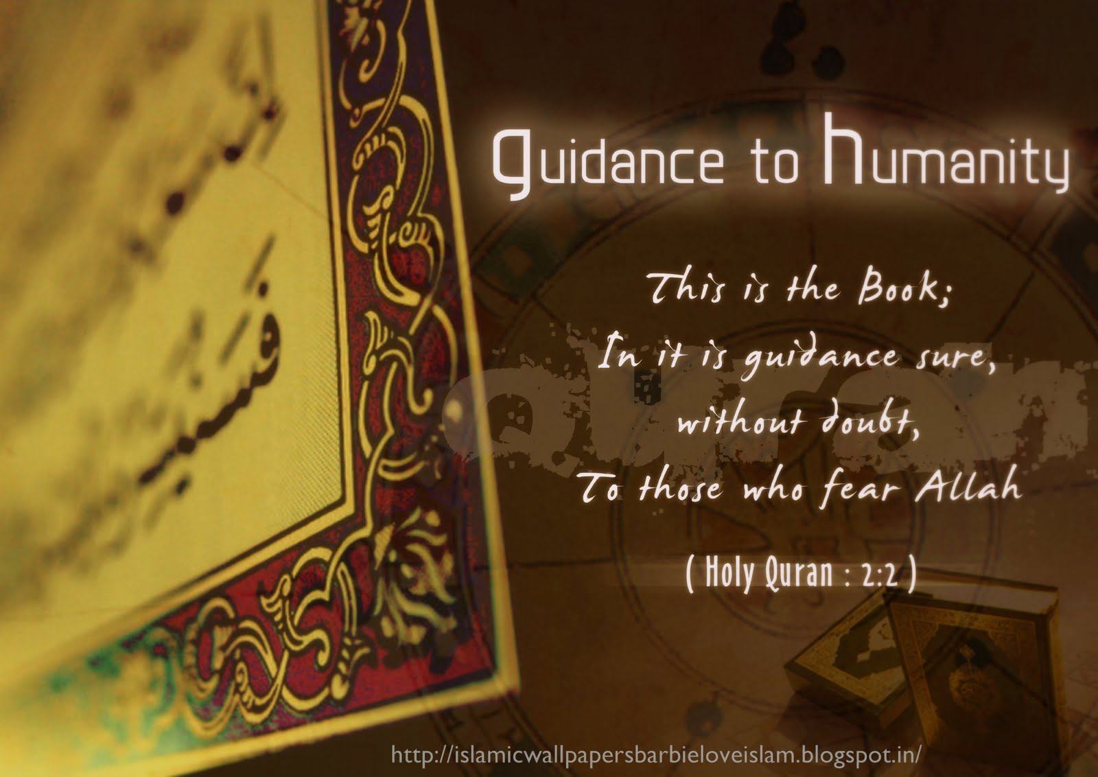 Quran Is A Book Of Guidance - HD Wallpaper 
