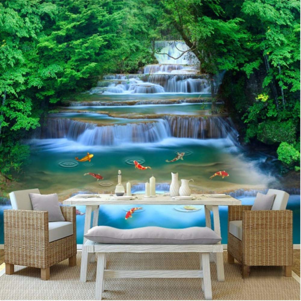 Background Waterfall Jungle - HD Wallpaper 