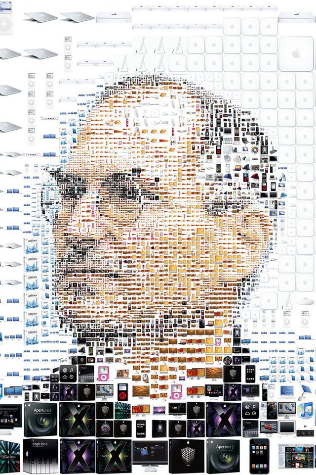 Steve Jobs Photo Collage - HD Wallpaper 
