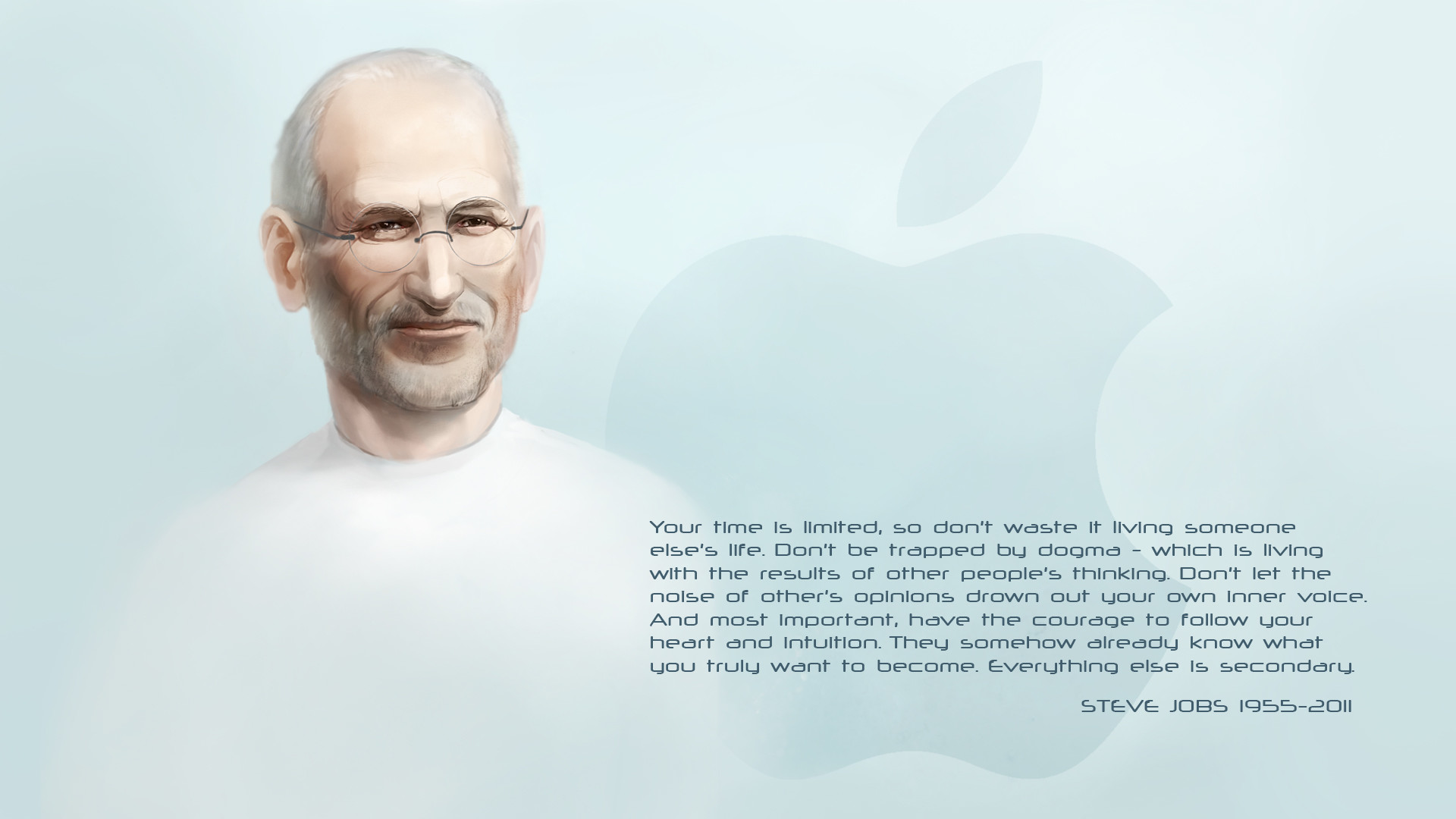 Three Inspiring Quotes By Steve Jobs That Should Be - 4k Wallpaper Quotes Steve Jobs 4k - HD Wallpaper 