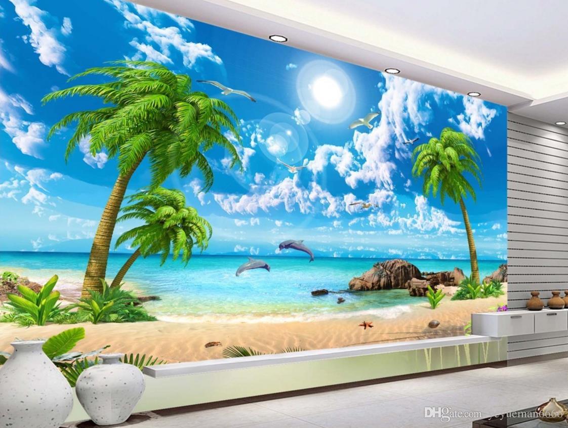 Beach Background Wallpaper - HD Wallpaper 