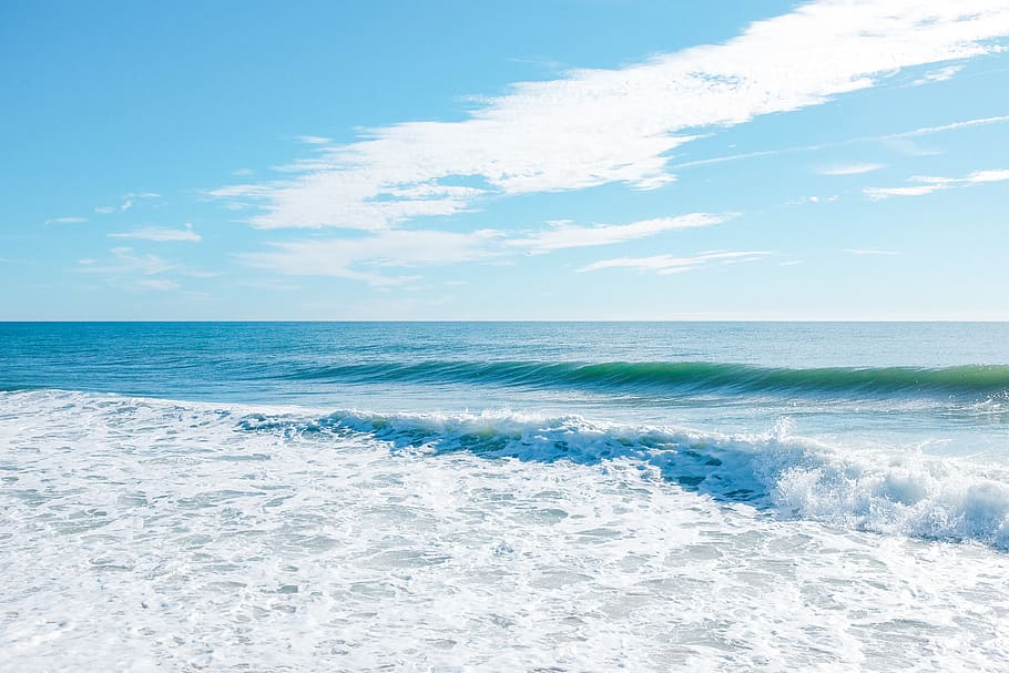 United States, New Jersey, Sea, Water, Sun, Beach, - HD Wallpaper 