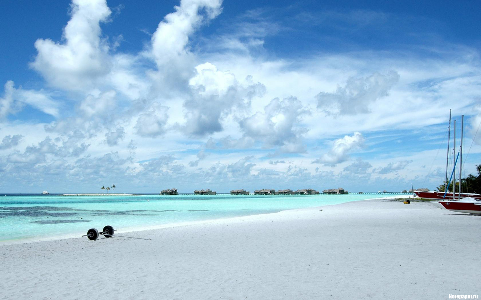 White Beach Background - HD Wallpaper 