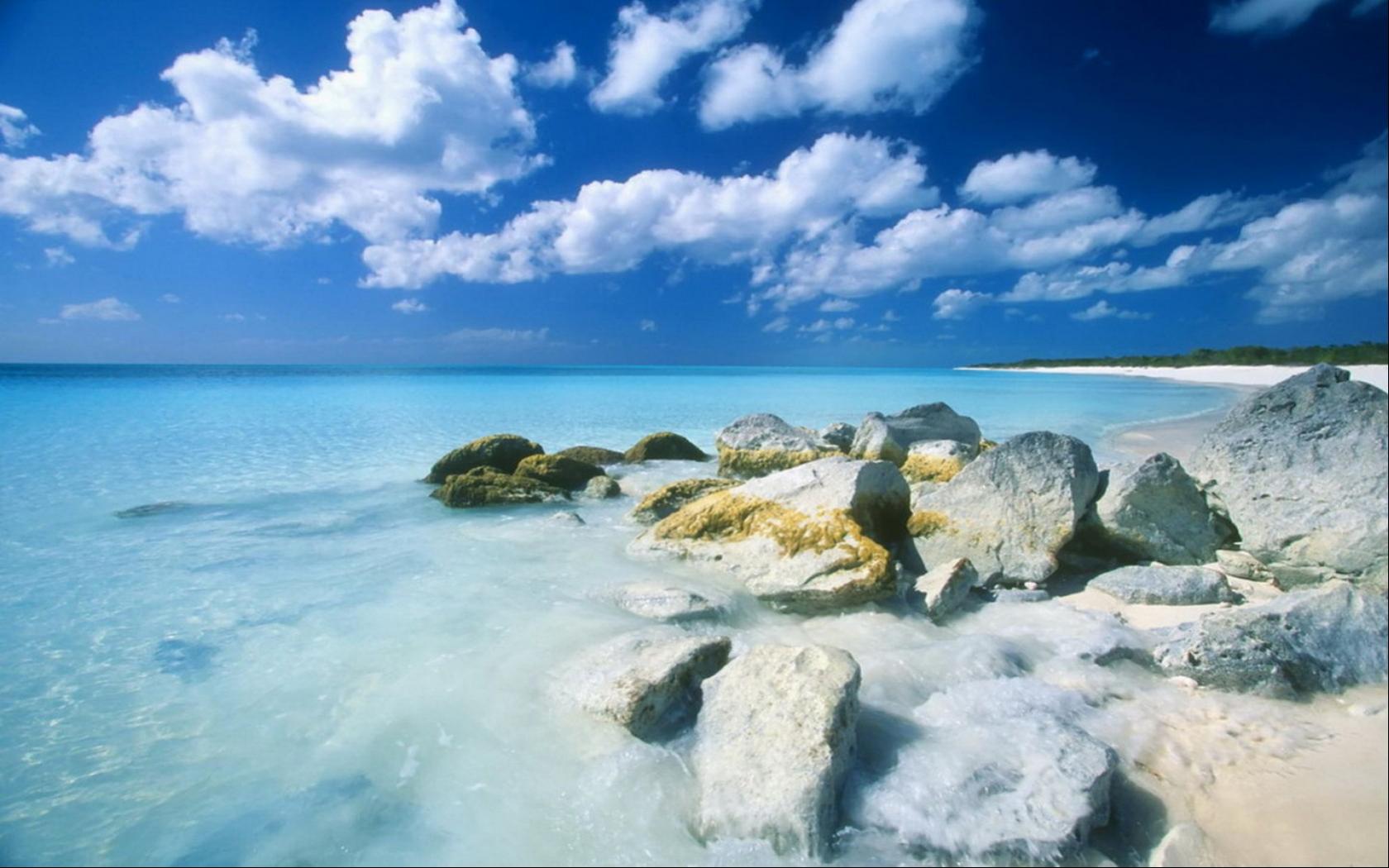 Aesthetic Beauty Of The Sea Desktop Wallpaper - Bahamas Backgrounds - HD Wallpaper 