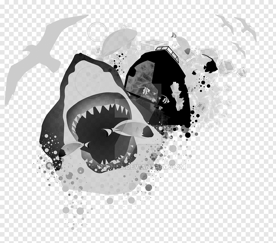 Cartoon Shark, Desktop Wallpaper, Brand, Computer, - HD Wallpaper 