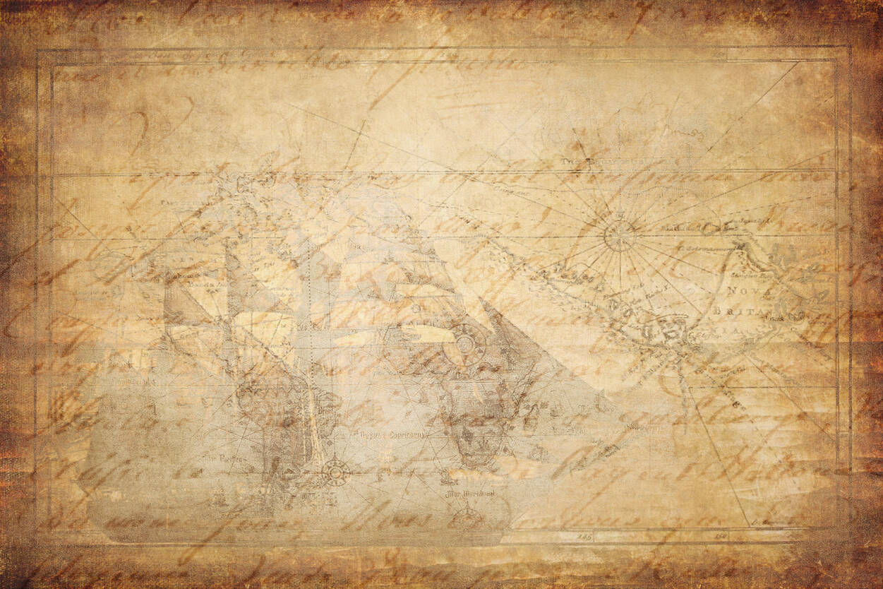 Carte Chasse Aux Tresors - HD Wallpaper 