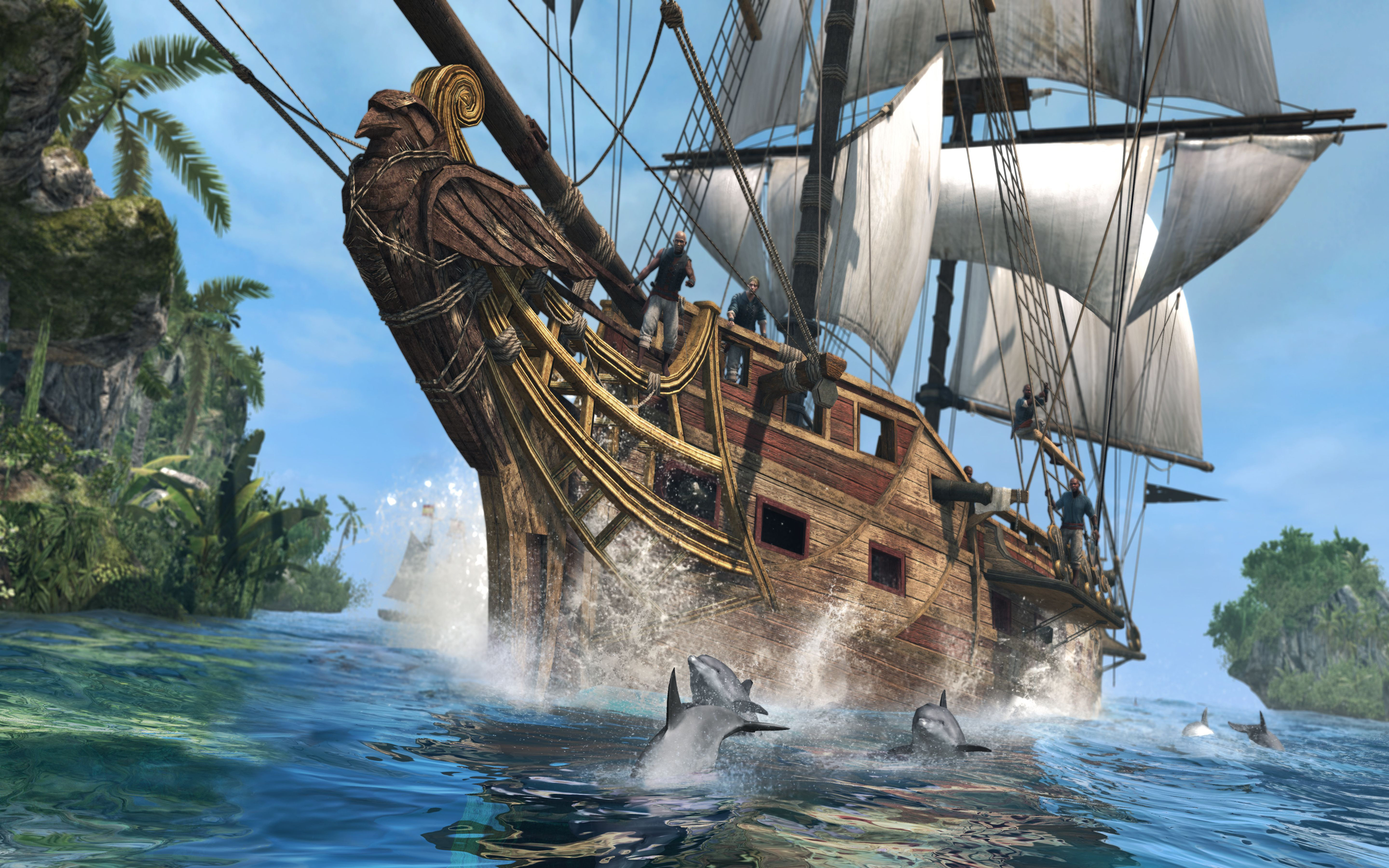 Assassins Creed Black Flag Barcos - HD Wallpaper 