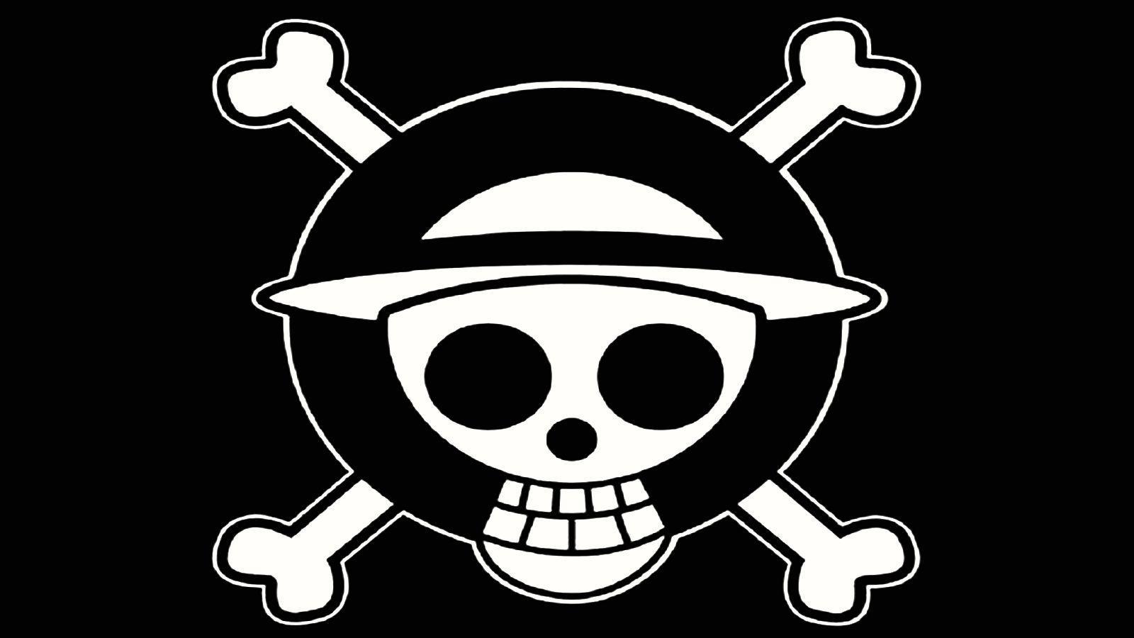 One Piece Logo Black - HD Wallpaper 