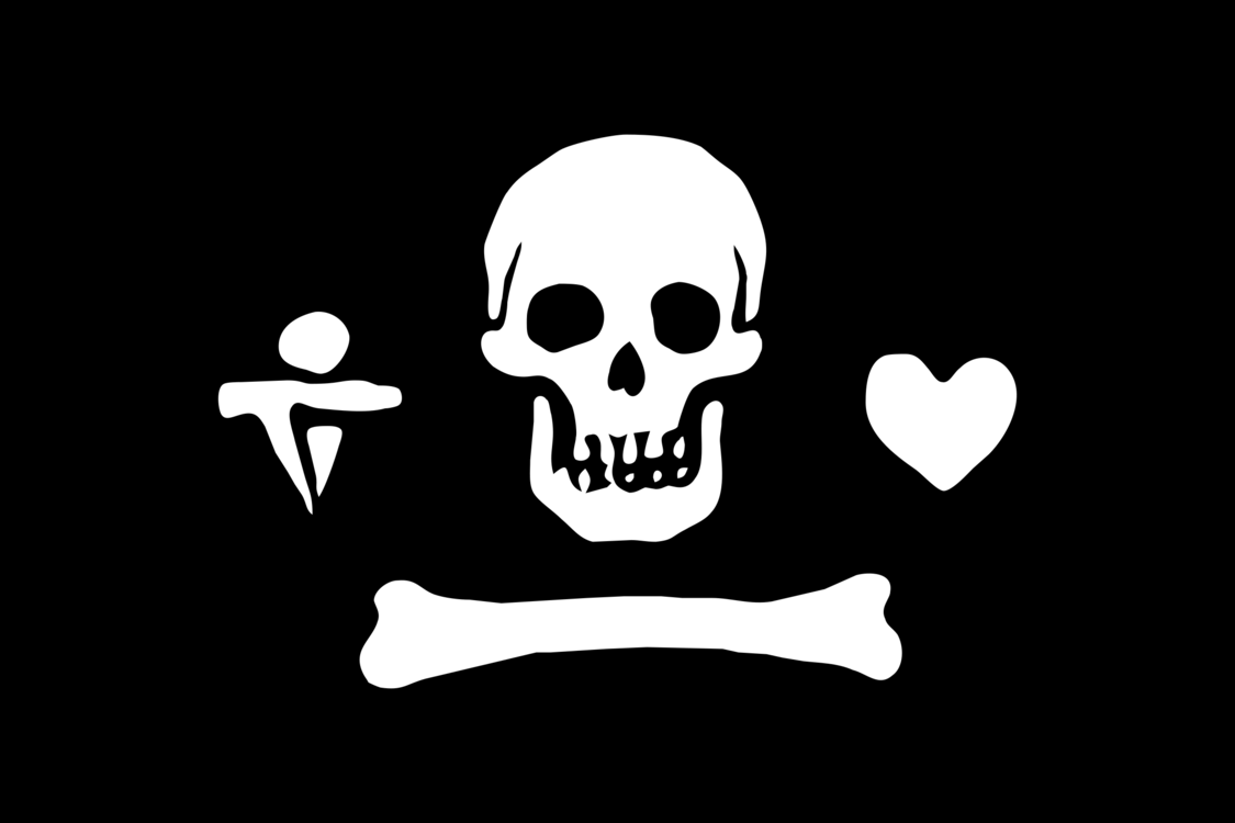 Skeleton,skull,computer Wallpaper - Stede Bonnet Pirate Flag - HD Wallpaper 