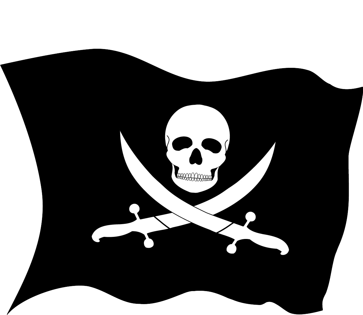 Transparent Background Pirate Flag Png - HD Wallpaper 