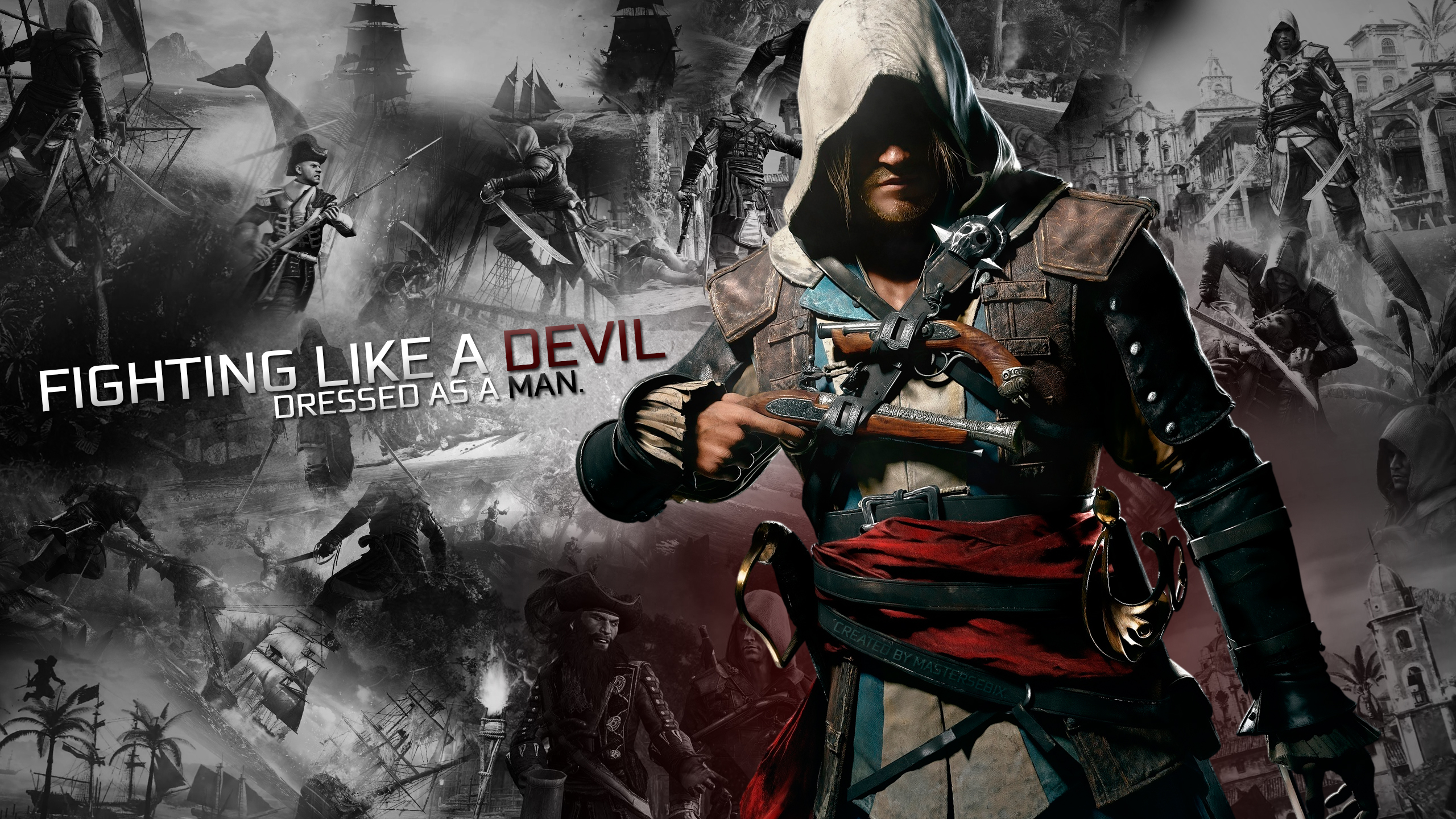 Assassins Creed Iv Black Flag Wallpaper - Assassin's Creed 4 Black Flag Hd Wallpaper 1080p - HD Wallpaper 