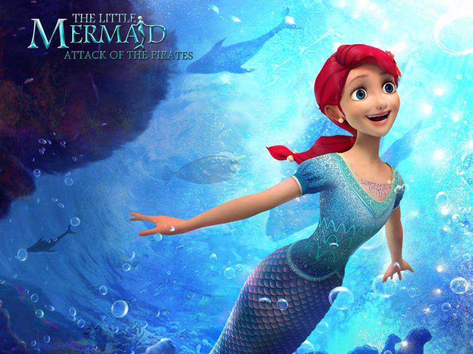 The Little Mermaid - Little Mermaid Attack Of The Pirates - HD Wallpaper 