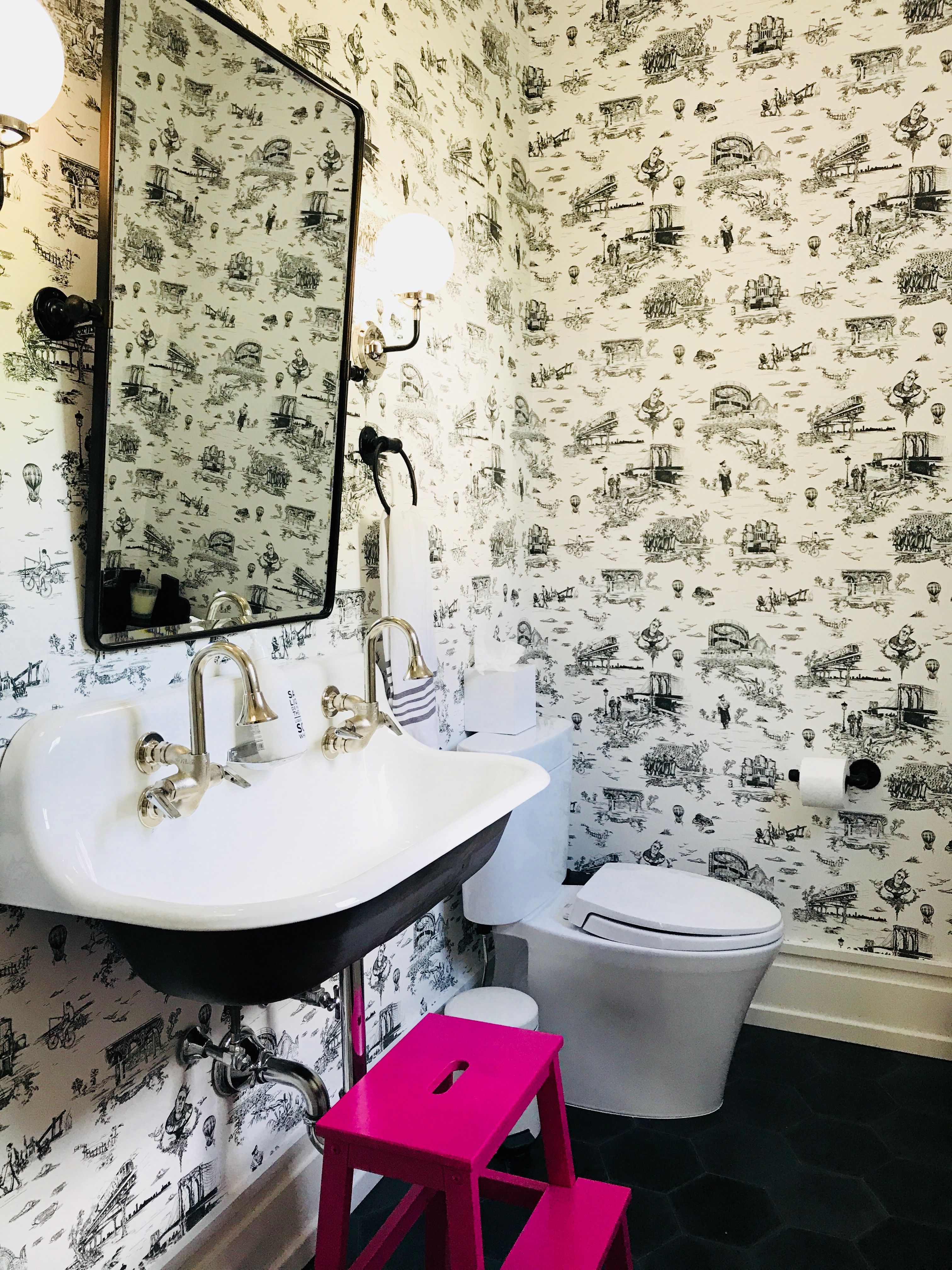 Flavor Paper Powder Room - HD Wallpaper 