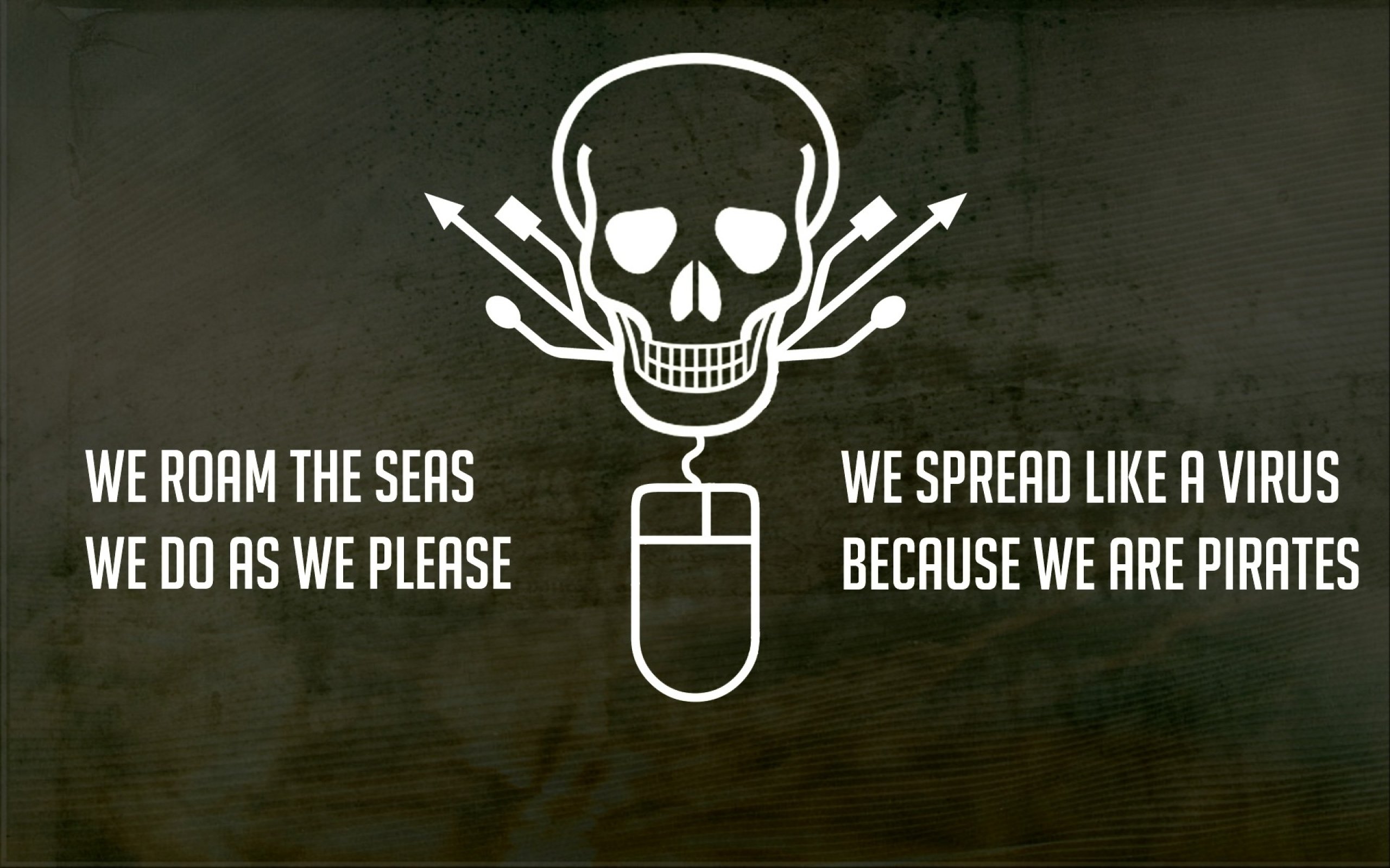 Pirate Wallpaper For Computer - Computer Pirate - HD Wallpaper 