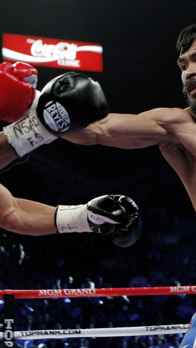 Manny Pacquiao Fighting For 640 X 1136 Iphone 5 Resolution - Professional Boxing - HD Wallpaper 