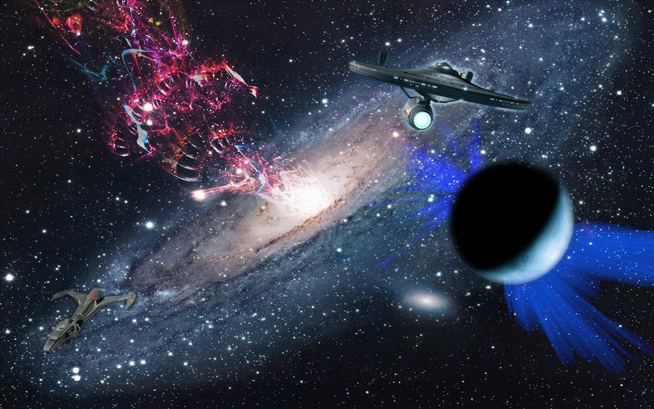 Ncc 1701 A - Star Trek Wallpaper Space - HD Wallpaper 