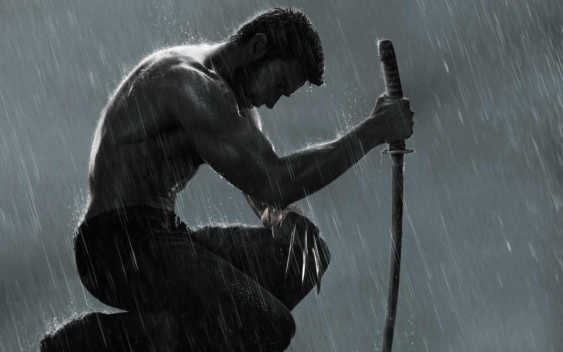 The-wolverine Wolverine Jackman Crowe Hugh Comics Games - Sad Man Wallpaper Hd - HD Wallpaper 