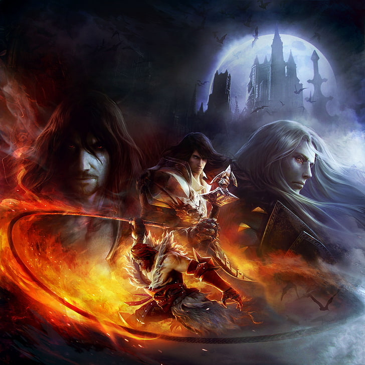 Castlevania Lords Of Shadow Collection Art, Look, Cross, - Castlevania Alucard Vs Dracula - HD Wallpaper 