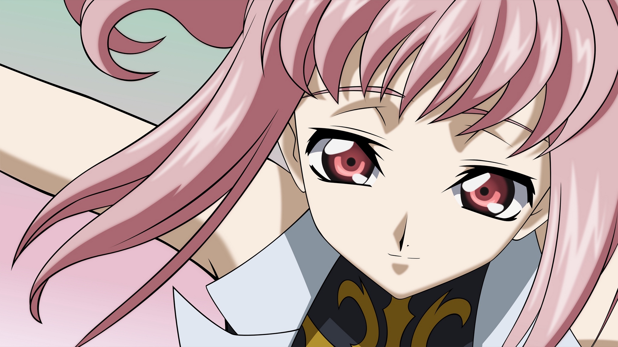 Wallpaper Anime, Girl, Pink, Eyes, Sorrow - Anya Code Geass Face - HD Wallpaper 